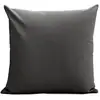 Image de Housse de coussin en fibres recyclées gris 40 x 40 cm