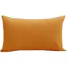 Image de Housse de coussin en fibres recyclées jaune 30 x 50 cm