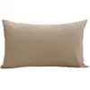 Image de Housse de coussin en fibres recyclées beige 30 x 50 cm