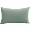 Image de Housse de coussin en fibres recyclées vert eau 30 x 50 cm