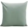 Image de Housse de coussin en fibres recyclées vert 40 x 40 cm