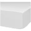 Image de Drap housse en percale bio blanc 140 x 190 cm