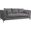 Image de Canapé en tissu 4 places gris