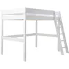 Image de Lit mezzanine effet bois blanc