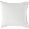 Image de Taie d'oreiller 75% coton 25% lin 65 x 65 cm blanc