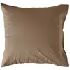 Image de Taie d'oreiller 75% coton 25% lin 65 x 65 cm taupe