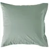 Image de Taie d'oreiller 75% coton 25% lin 65 x 65 cm bleu écume