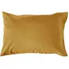 Image de Taie d'oreiller 75% coton 25% lin 50 x 70 cm curry