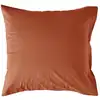 Image de Taie d'oreiller 75% coton 25% lin 65 x 65 cm terracotta