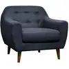 Image de Fauteuil en tissu h78 bleu