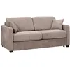 Image de Canapé convertible tissu 3 places beige