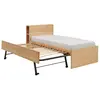Image de Lit gigogne en bois massif clair 90 x 190 cm