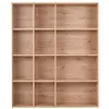 Image de Bibliothèque 9 étagères effet bois