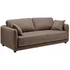 Image de Canapé convertible 4 places taupe