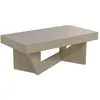 Image de Table basse relevable effet chêne blanchi/lin