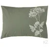 Image de Lot de 2 taies d'oreiller en percale vert à motif 50 x 70 cm