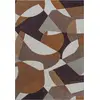 Image de Tapis en polyester recyclé rouille 200 x 290 cm