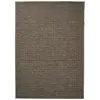 Image de Tapis en polyester recyclé marron 160 x 230 cm