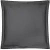 Image de Taies d'oreiller en coton bio anthracite 65 x 65 cm