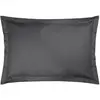Image de Taies d'oreiller en coton bio anthracite 75 x 50 cm