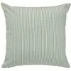 Image de Coussin en coton à rayures vertes 45 x 45 cm