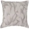 Image de Coussin en lin et en coton gris souris/ecru 45 x 45 cm