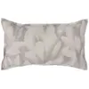 Image de Coussin en lin et en coton gris souris/ecru 30 x 50 cm