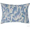 Image de Lot de 2 taies en lin et en coton 50 x 70 cm ecru/bleu gris