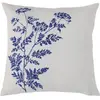 Image de Coussin en coton blanc à motif angélique bleu 45 x 45 cm