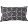 Image de Coussin en coton anthracite 30 x 50 cm
