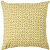 Image de Coussin housse 100% coton jaune 45 x 45 cm