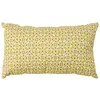 Image de Coussin housse 100% coton jaune 30 x 50 cm