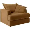Image de Fauteuil en tissu bronze