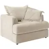 Image de Fauteuil en tissu naturel