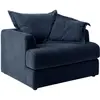 Image de Fauteuil en tissu bleu