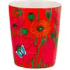 Image de Tasse espresso rouge porcelaine de chine 5,5 x 6,3 cm x 6,3 cm