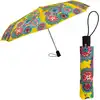 Image de Parapluie pliant jaune tissu 4 x 4 x 29 cm