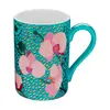 Image de Mug 30 cl bleu turquoise porcelaine de chine 7 x 0 x 10 cm
