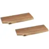 Image de Lot de 2 etagère murale rectangulaire en bois d'acacia l70 acacia