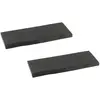 Image de Lot de 2 etagère murale rectangulaire en bois d'acacia l70 noir acacia