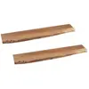 Image de Lot de 2 etagère murale rectangulaire en bois d'acacia l115 acacia
