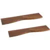 Image de lot de 2 etagère murale rectangulaire en bois d'acacia l115