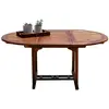 Image de Table de jardin en teck huilé massif extensible ovale 6/8 pers.