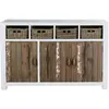 Image de Buffet en pin recyclé massif 150 cm
