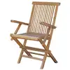 Image de Fauteuil de jardin en teck massif pliant