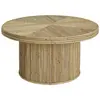 Image de Table basse en canne de rotin ronde