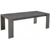 Image de Table de jardin en aluminium noir 6 pers.