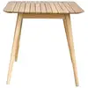 Image de Table de jardin carrée en teck massif 2/4 pers.