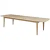 Image de Table de jardin en teck recyclé massif extensible 10/12 pers.