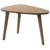 Image de Table basse en mindi massif finition noyer 62 cm